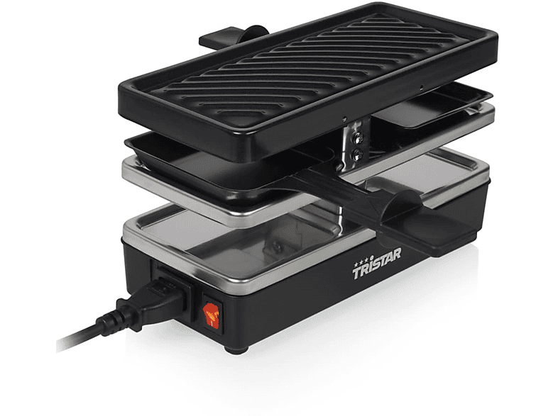 TRISTAR 439475 Elektrogrill, Schwarz SATURN