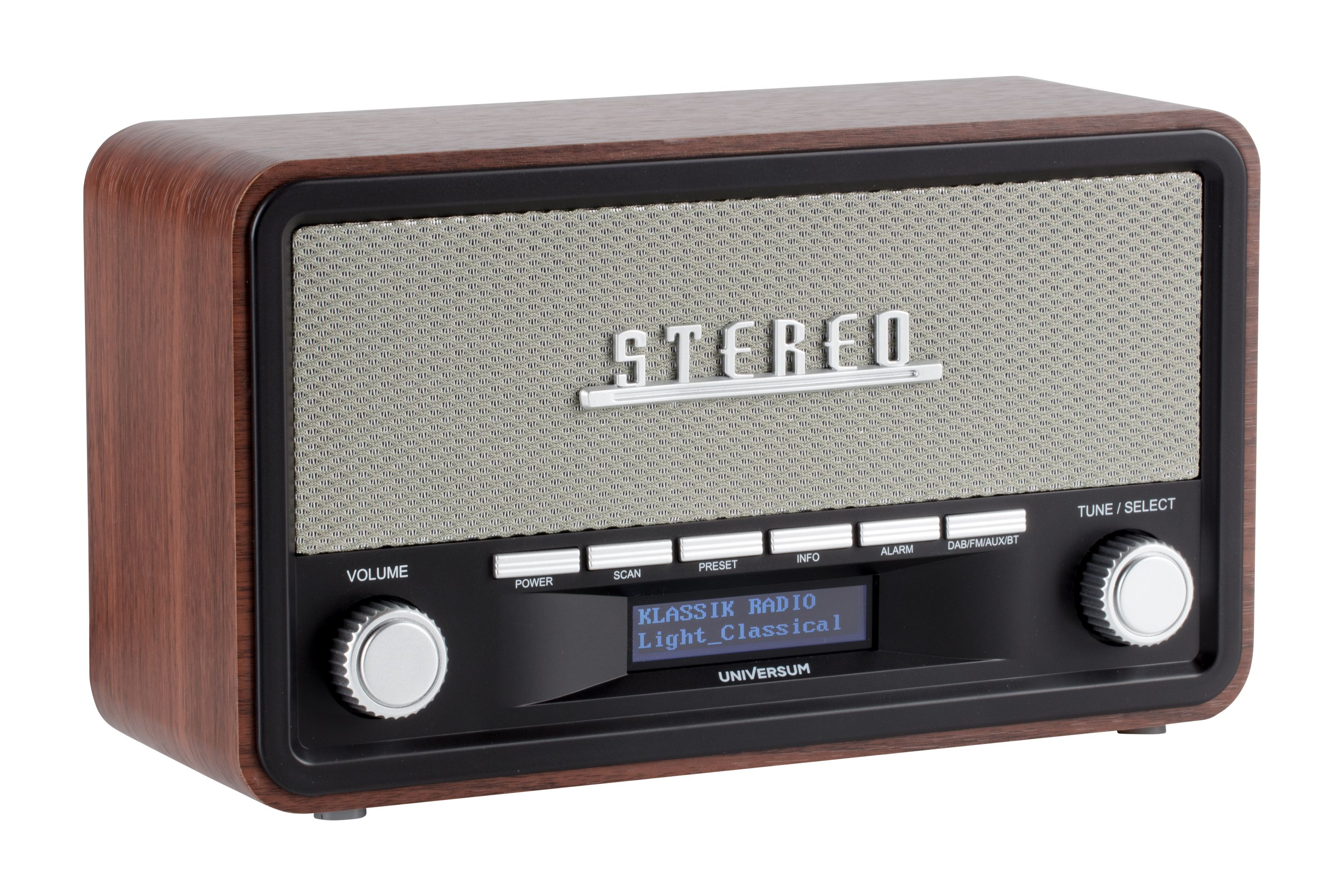 UNIVERSUM DR 350-21 Digitalradio, DAB, FM, FM, Bluetooth, Braun