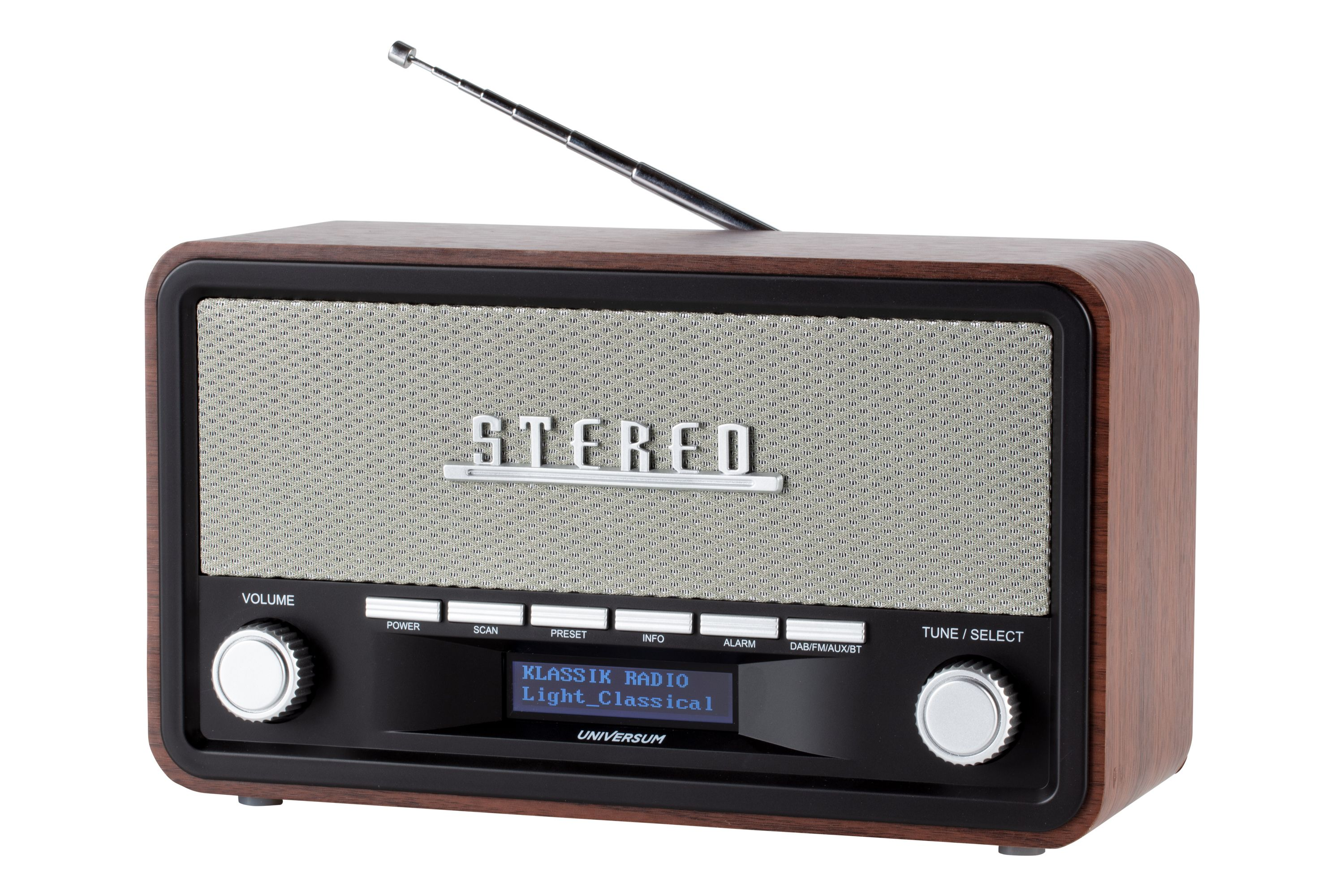 UNIVERSUM DR 350-21 Digitalradio, DAB, FM, FM, Bluetooth, Braun
