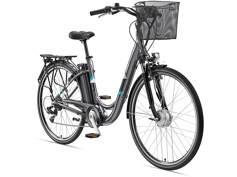 Zoll, 28 RC822 (Laufradgröße: Schwarz) 10,4, Multitalent TELEFUNKEN Unisex-Rad, Citybike