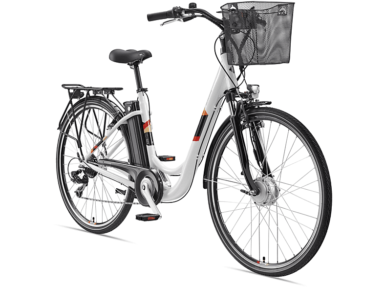 TELEFUNKEN Multitalent RC822 Citybike (Laufradgröße: 28 Zoll, Unisex-Rad, 10,4, Weiß)