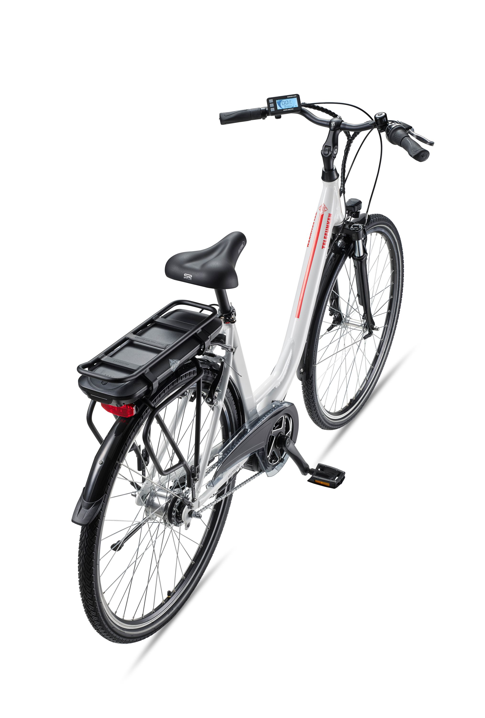 TELEFUNKEN 13, Zoll, Citybike (Laufradgröße: 28 RC890 Unisex-Rad, Weiß) Multitalent