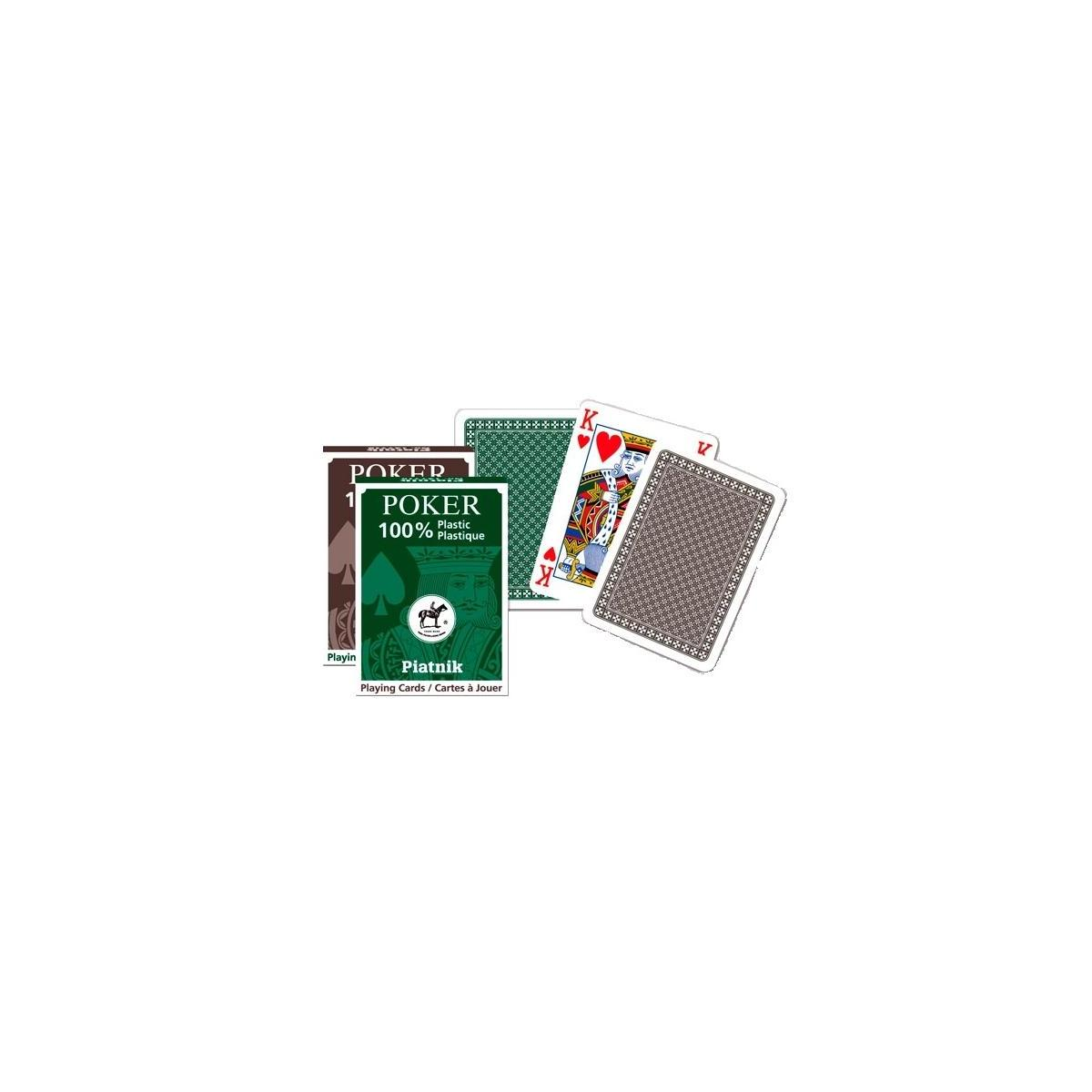 PIANTIK & SÖHNE Poker, Bridge Plastikkarten - Pokerkarten
