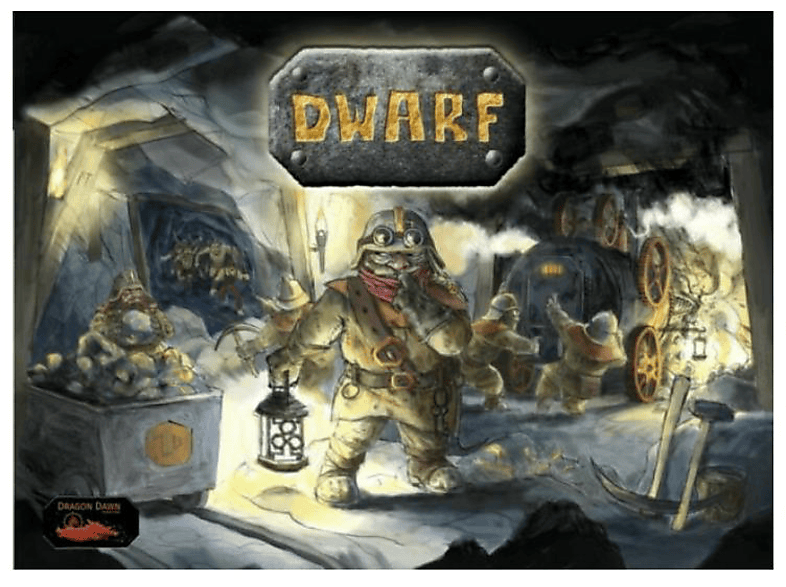DWARF DAWN GAME DRAGON Brettspiel BOARD