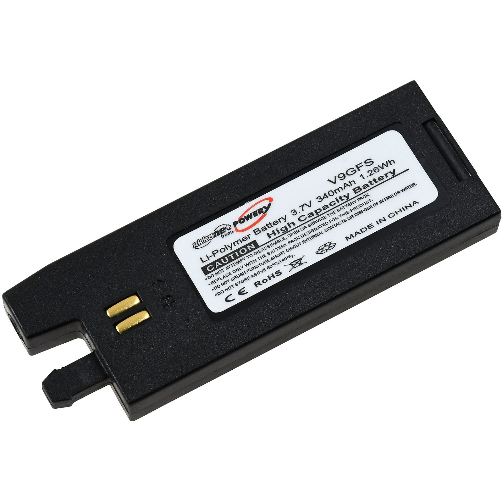 Batteria Per Accordatore Automatico Gibson GForce - 340mAh, 3,7V, Li-Poly, Compatibile Con Min-ETune - Foto 12