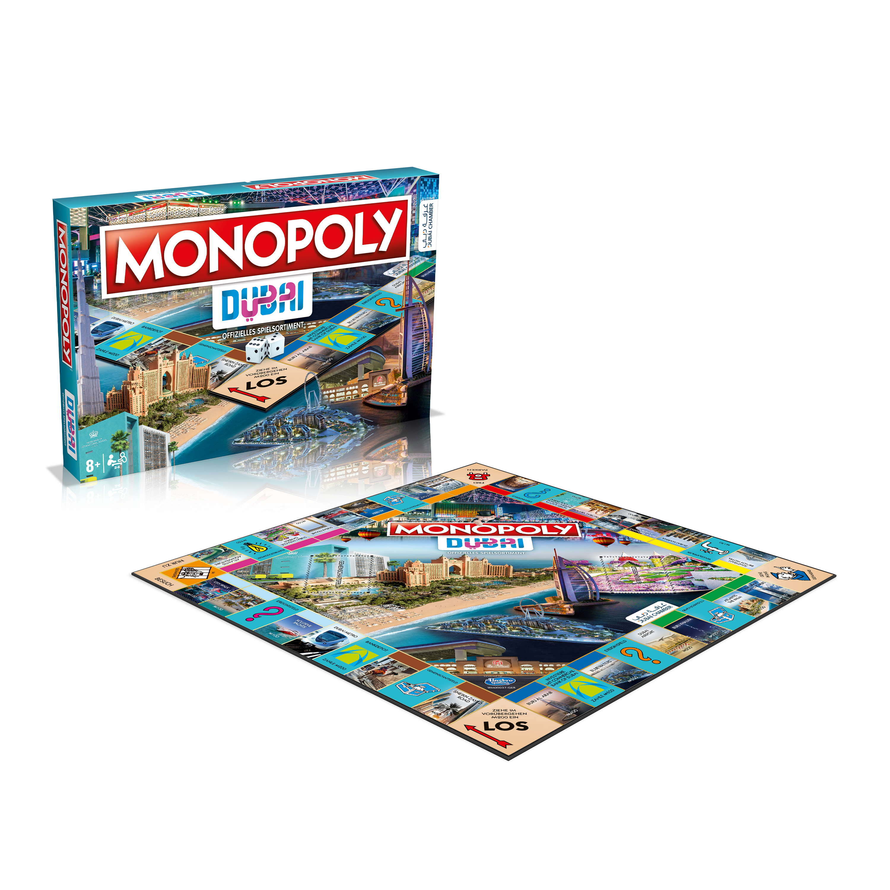 WINNING MOVES Monopoly - Dubai Trumps + Brettspiel Top