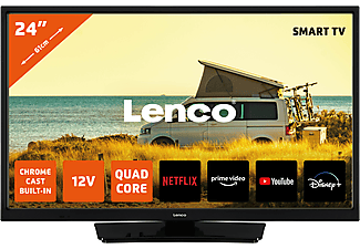 LENCO LED-2463BK LED TV (Flat, 24 Zoll / 61 cm, HD, Android)