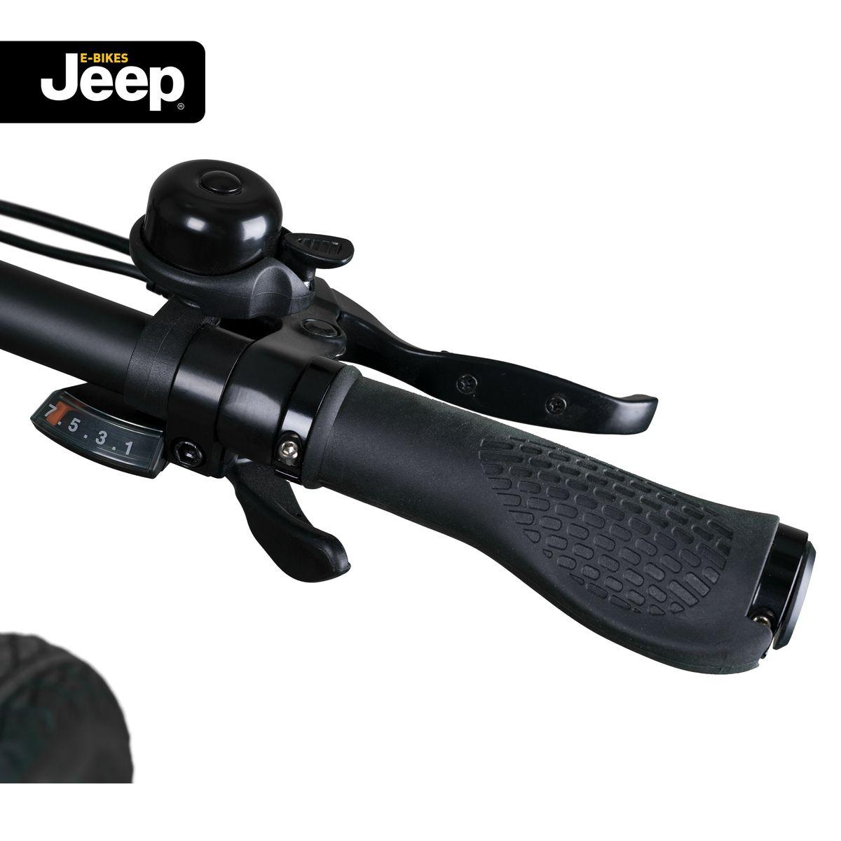 JEEP E-BIKES Jeep black) Erwachsene-Rad, Mountain Kettenschaltung, MHR Shimano (Laufradgröße: 7000. 27,5\