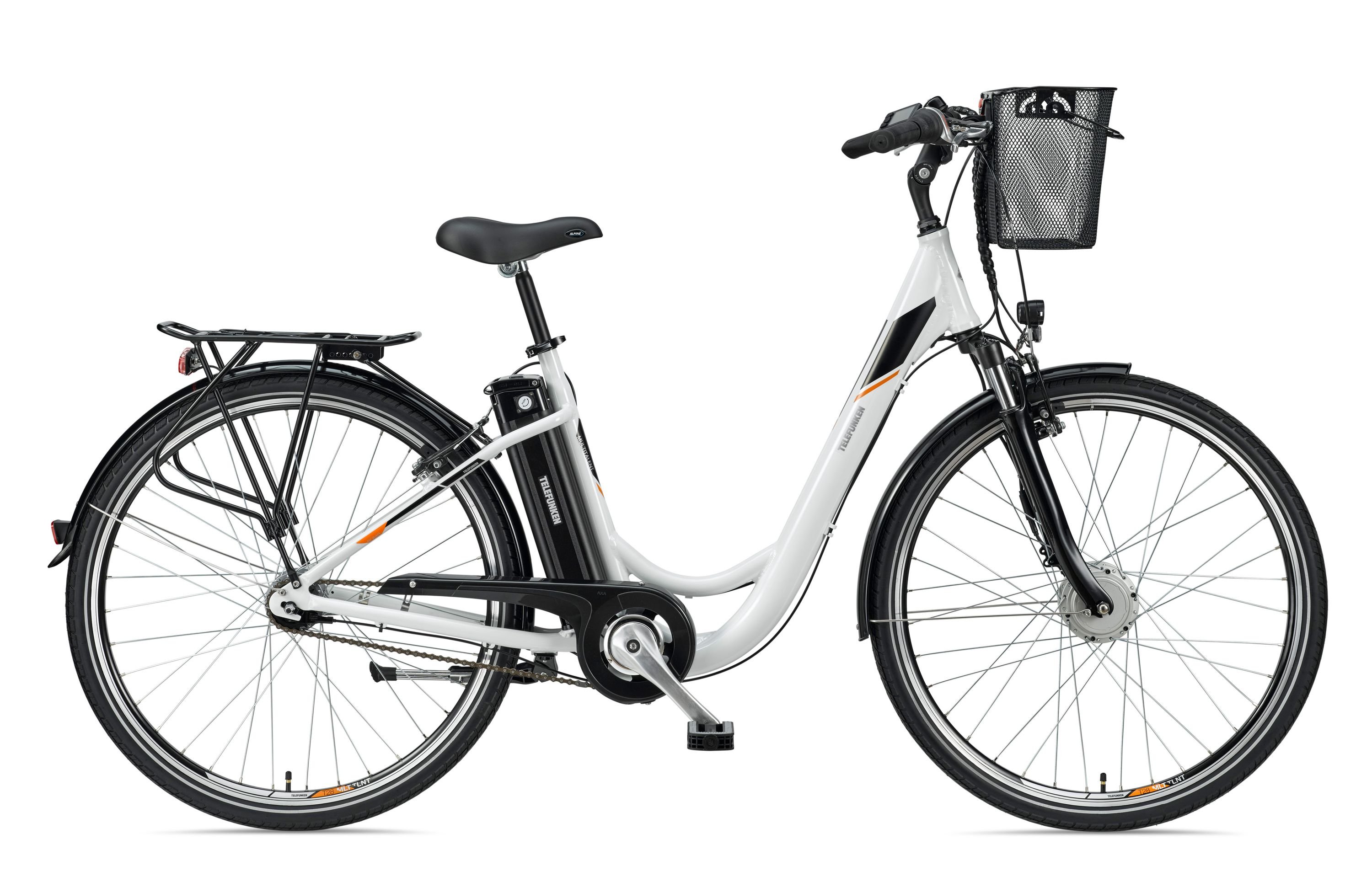 Zoll, Weiß) 10,4, Unisex-Rad, Citybike (Laufradgröße: RC840 TELEFUNKEN 28 Multitalent