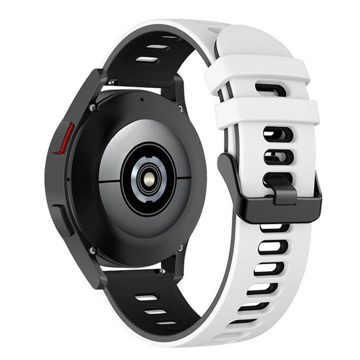 Twin, 5 (44mm), Watch Galaxy Garmin, Weiß/Schwarz CASEONLINE Smartband,