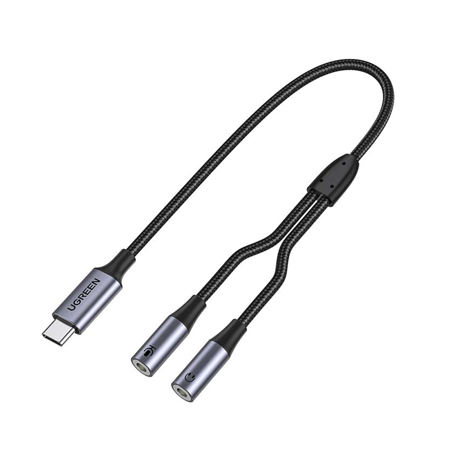 UGREEN CM445 auf 2X USB-C Audio-Adapter 3,5mm Mini Jack