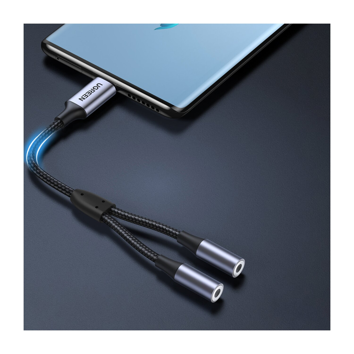 UGREEN CM445 USB-C auf 2X Mini 3,5mm Jack Audio-Adapter