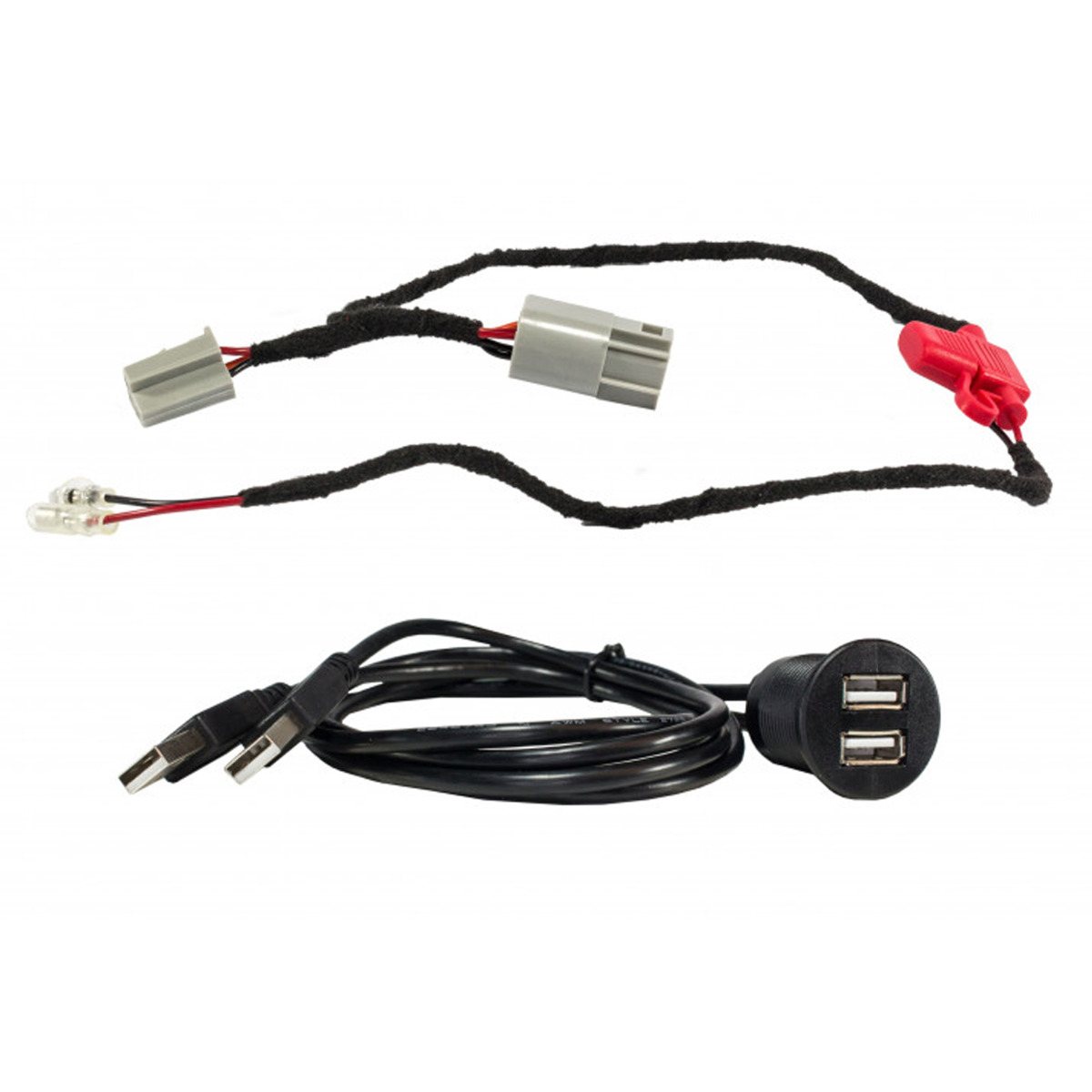 MAXXCOUNT USB+HDMI Qi-Smartphone-Ablagefach Fiat, 5 Schwarz Volt, Citroen, Peugeot