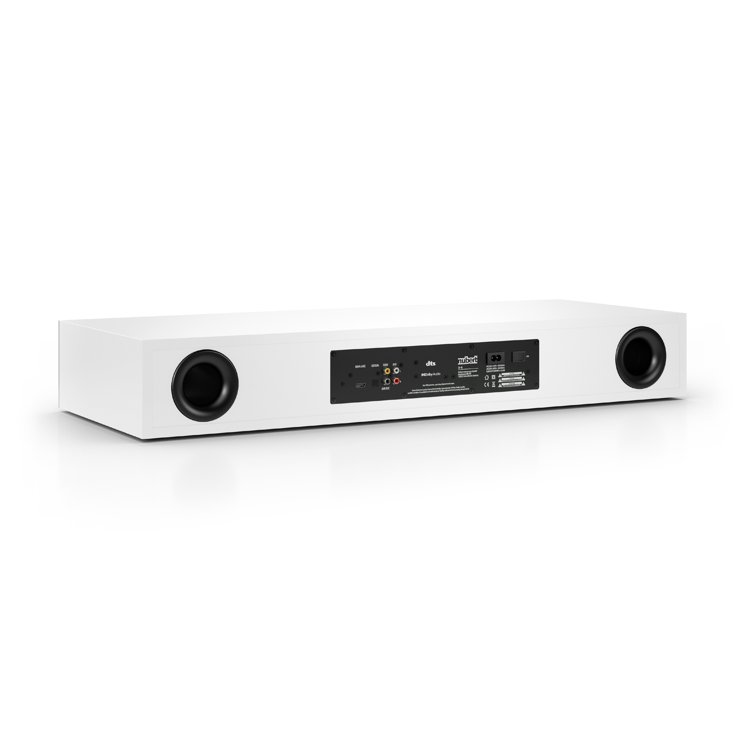 AS-425 nuBoxx | Soundbar Soundplate, NUBERT Weiß max aktiv