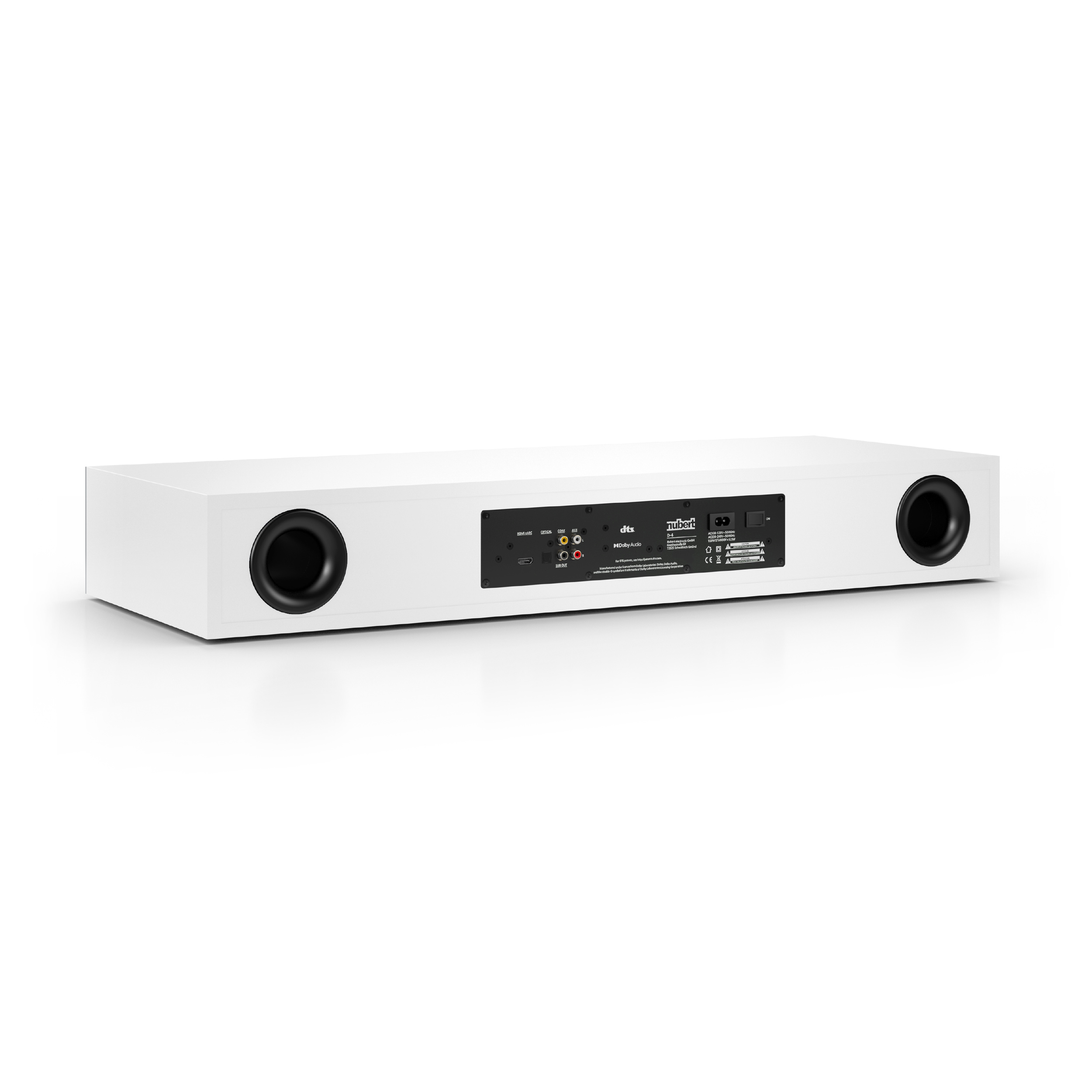 max Weiß Soundplate, NUBERT aktiv AS-425 Soundbar nuBoxx |