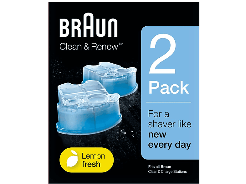 System BRAUN CCR2 Clean Refills Reinigungskartuschen Syncro & 2 Charge