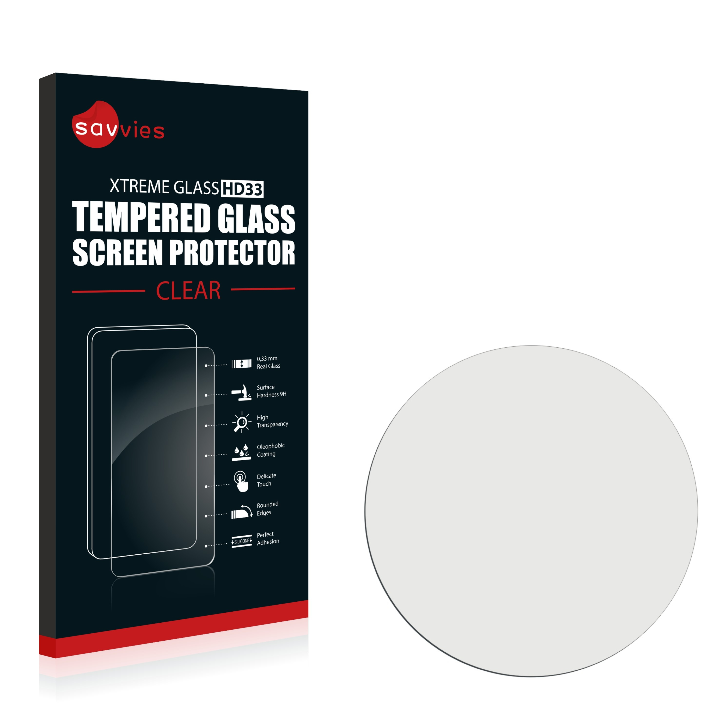 Watch klares 9H S1 Pro) Schutzglas(für Xiaomi SAVVIES
