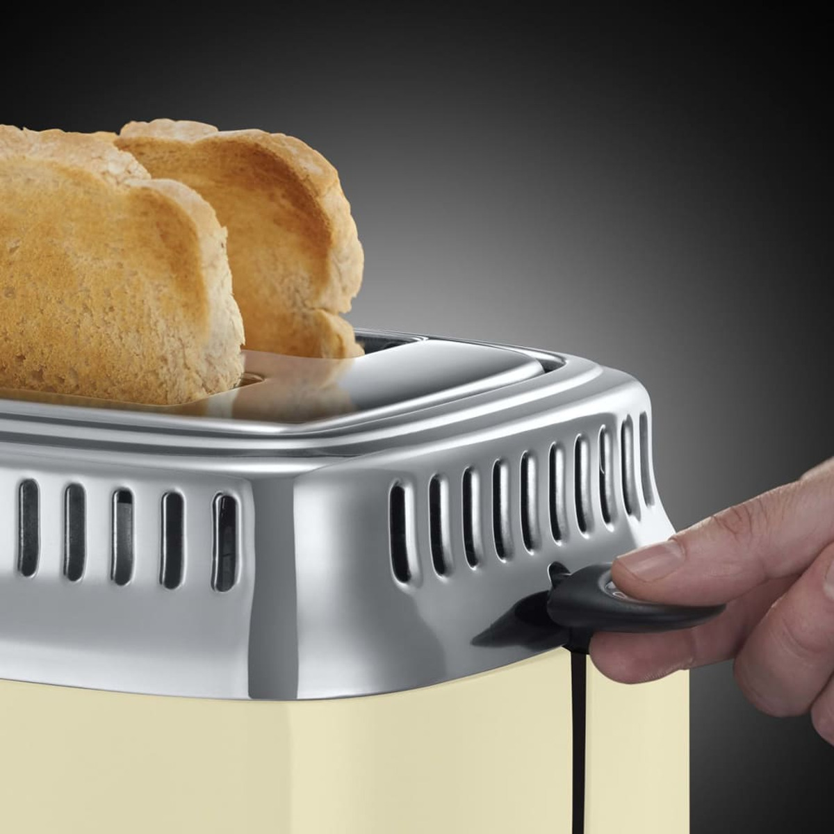 Creme Toaster 2) 435501 Watt, RUSSELL HOBBS Schlitze: (1100
