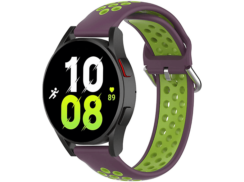 CASEONLINE EBN, Smartband, Samsung, Galaxy Watch 5 (44mm), Lila/Grün