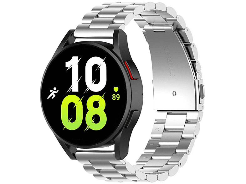 CASEONLINE Edelstahl, Smartband, Samsung, Galaxy Watch 5 (40mm), Silber