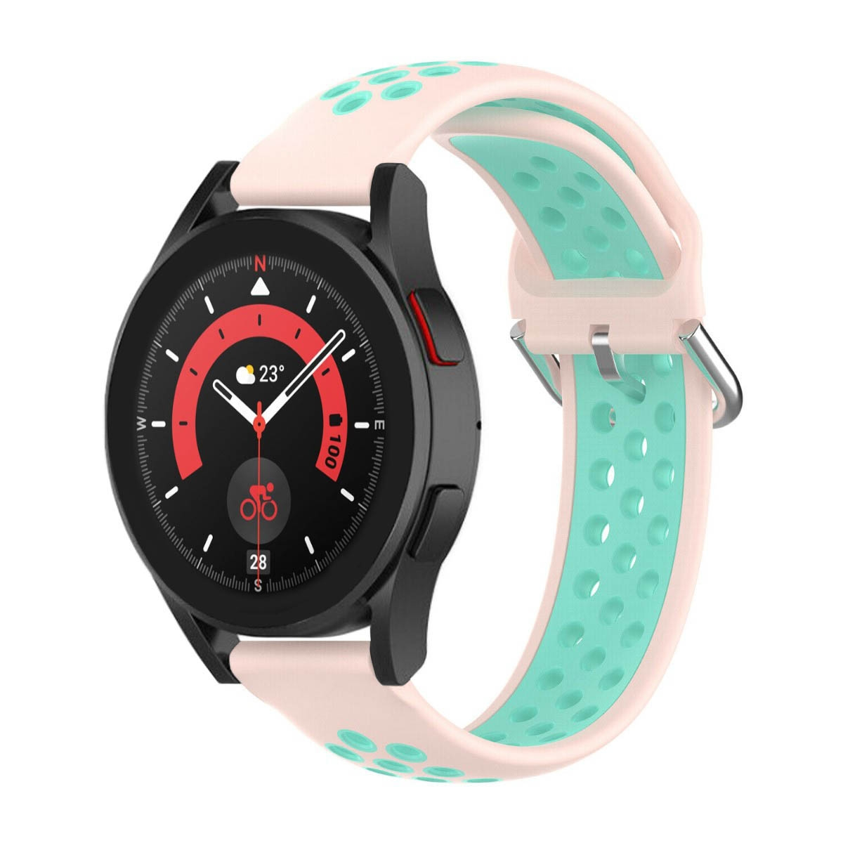 CASEONLINE EBN, Smartband, Samsung, Galaxy Pro Pink/Minze Watch (45mm), 5