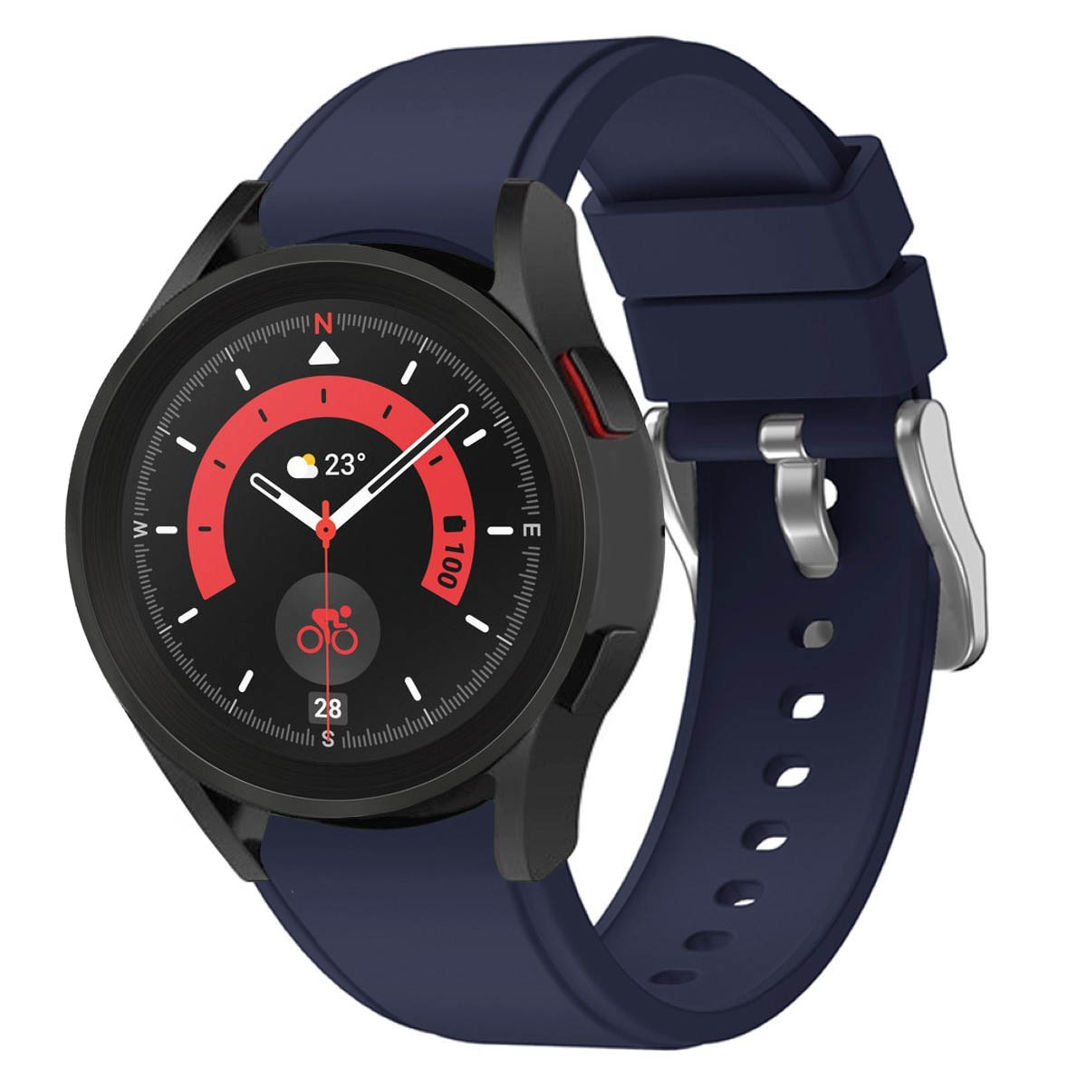 Dunkelblau No-Gap, Galaxy CASEONLINE 5 Watch Samsung, Smartband, (45mm), Pro