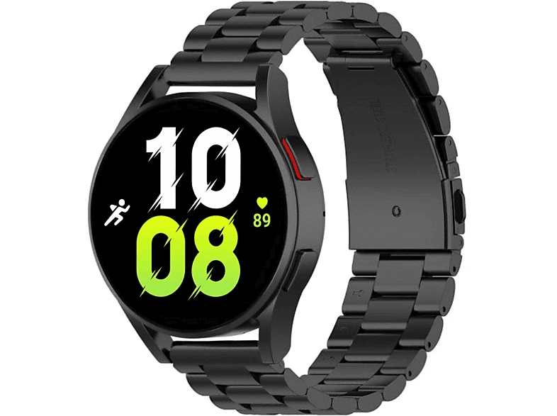 CASEONLINE Edelstahl, Smartband, Samsung, Galaxy Watch 5 Schwarz (44mm)