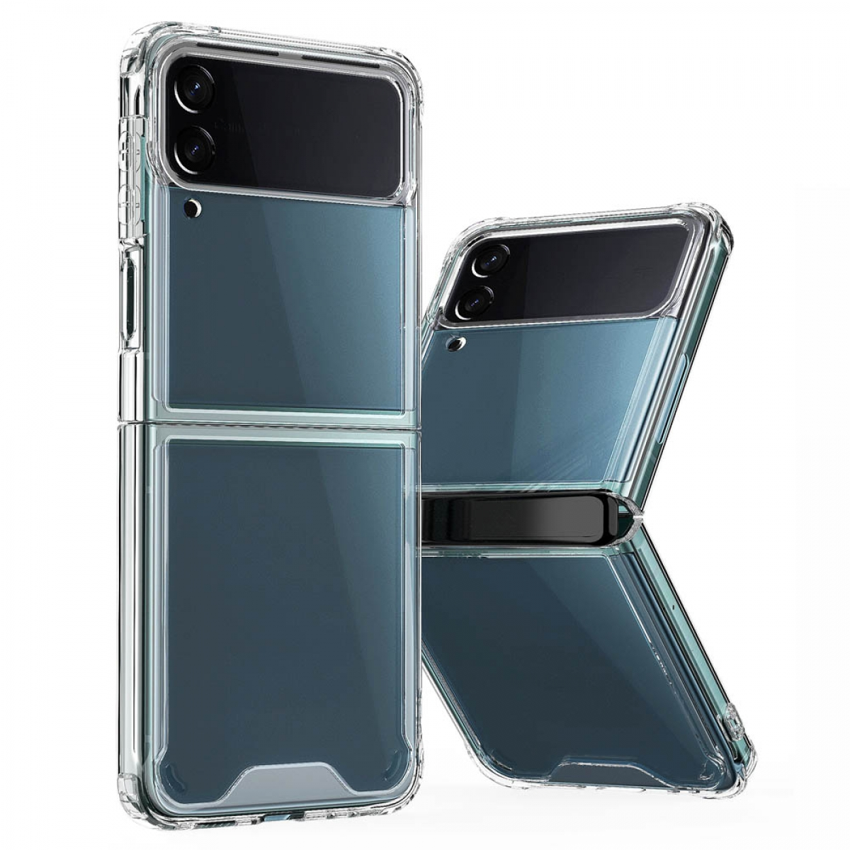 Z 4, Transparent Galaxy Samsung, Backcover, Flip CASEONLINE Shockproof,