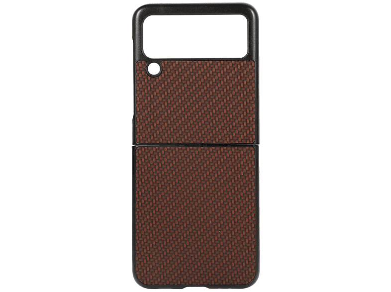 Flip CASEONLINE Braun Galaxy Backcover, Z 4, CA003, Samsung,