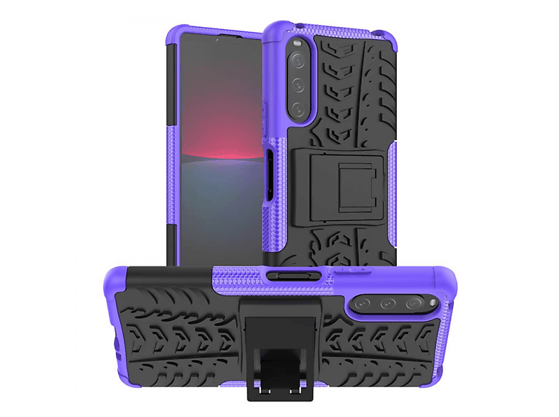 CASEONLINE 2i1, Backcover, Sony, Violett IV, 10 Xperia