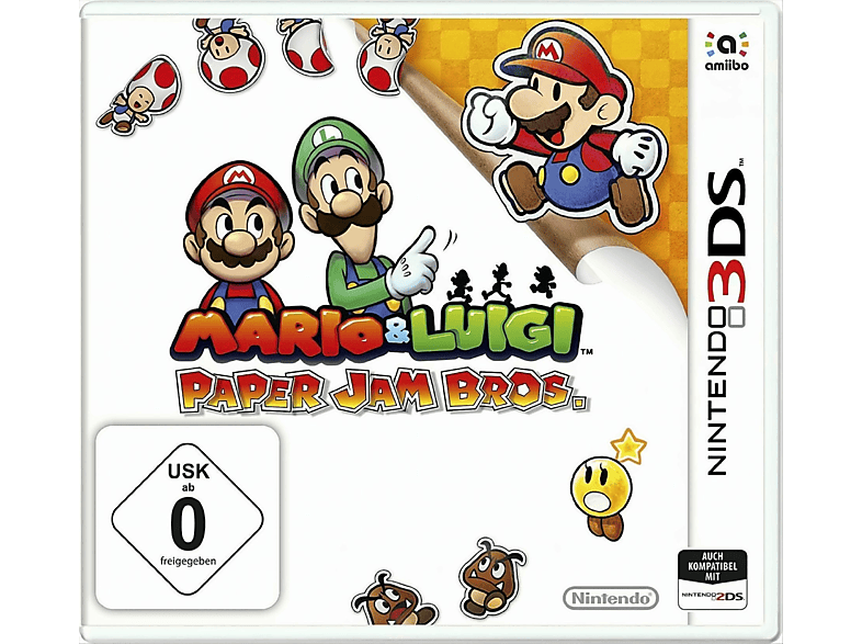 Mario & Paper - Jam [Nintendo 3DS] Bros. Luigi