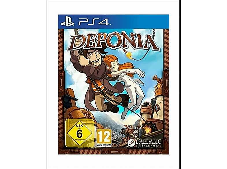 Chaos Sur Deponia / Sony Playstation 4 / Allemand / USK6 / OVP / NEUF