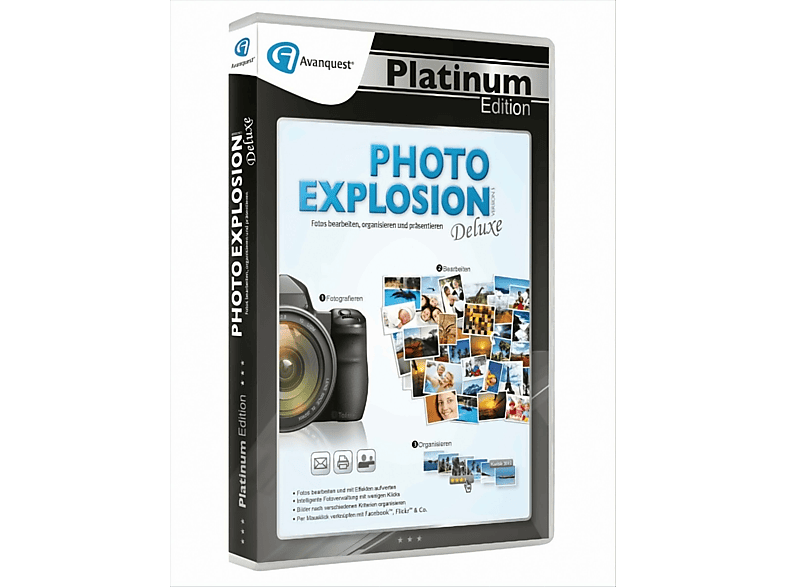 Photo Explosion 5 Deluxe Avanquest Platinum Edition [PC] SATURN