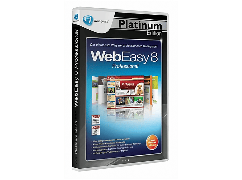 - Professional Platinum Avanquest Edition - 8 WebEasy [PC]
