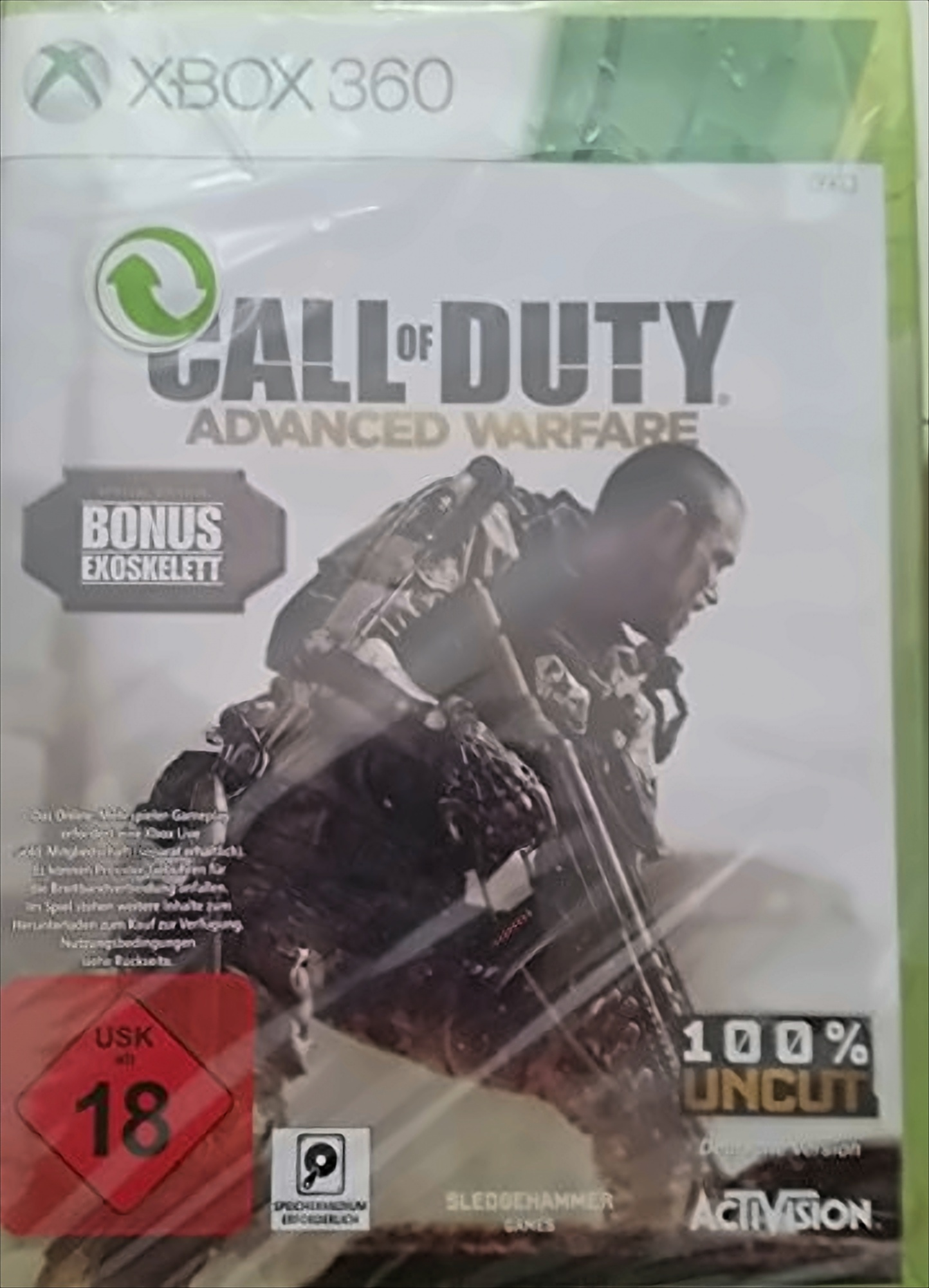Duty: [Xbox [Xbox Warfare Edition - Call 360] Bonus 360] of Exoskelett Advanced Special