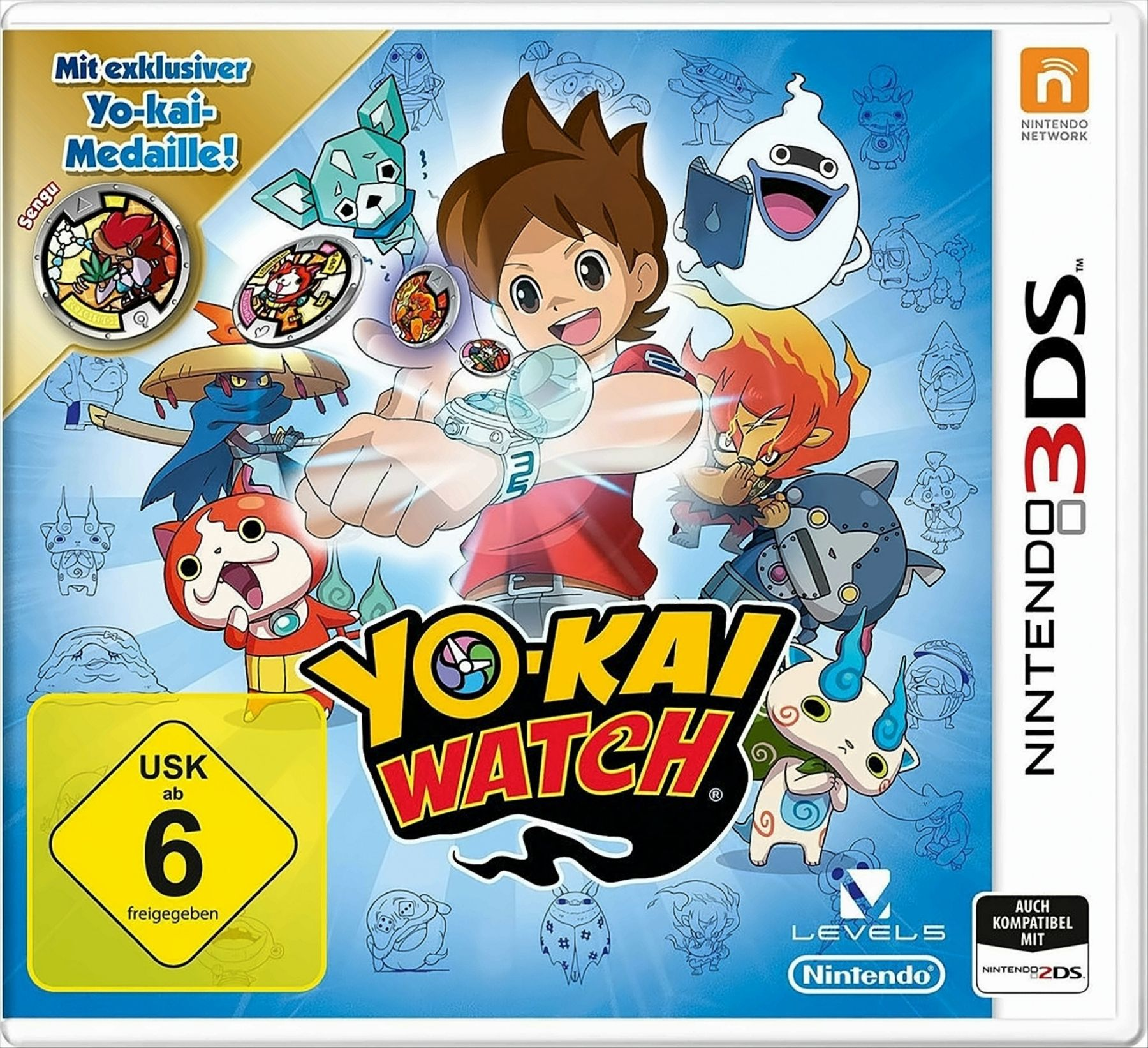 Yo-Kai 3DS] Special Watch - [Nintendo inkl. Medaille Edition