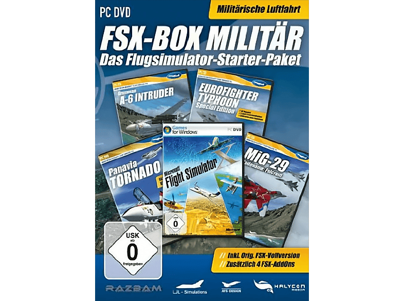Flight Simulator X Box Militär - [PC]