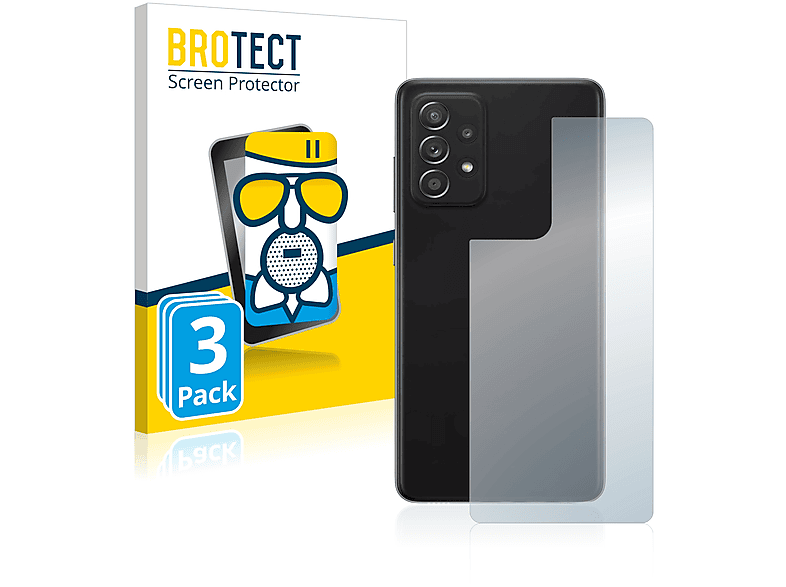 BROTECT 3x Airglass matte Schutzfolie(für Samsung Galaxy A52)