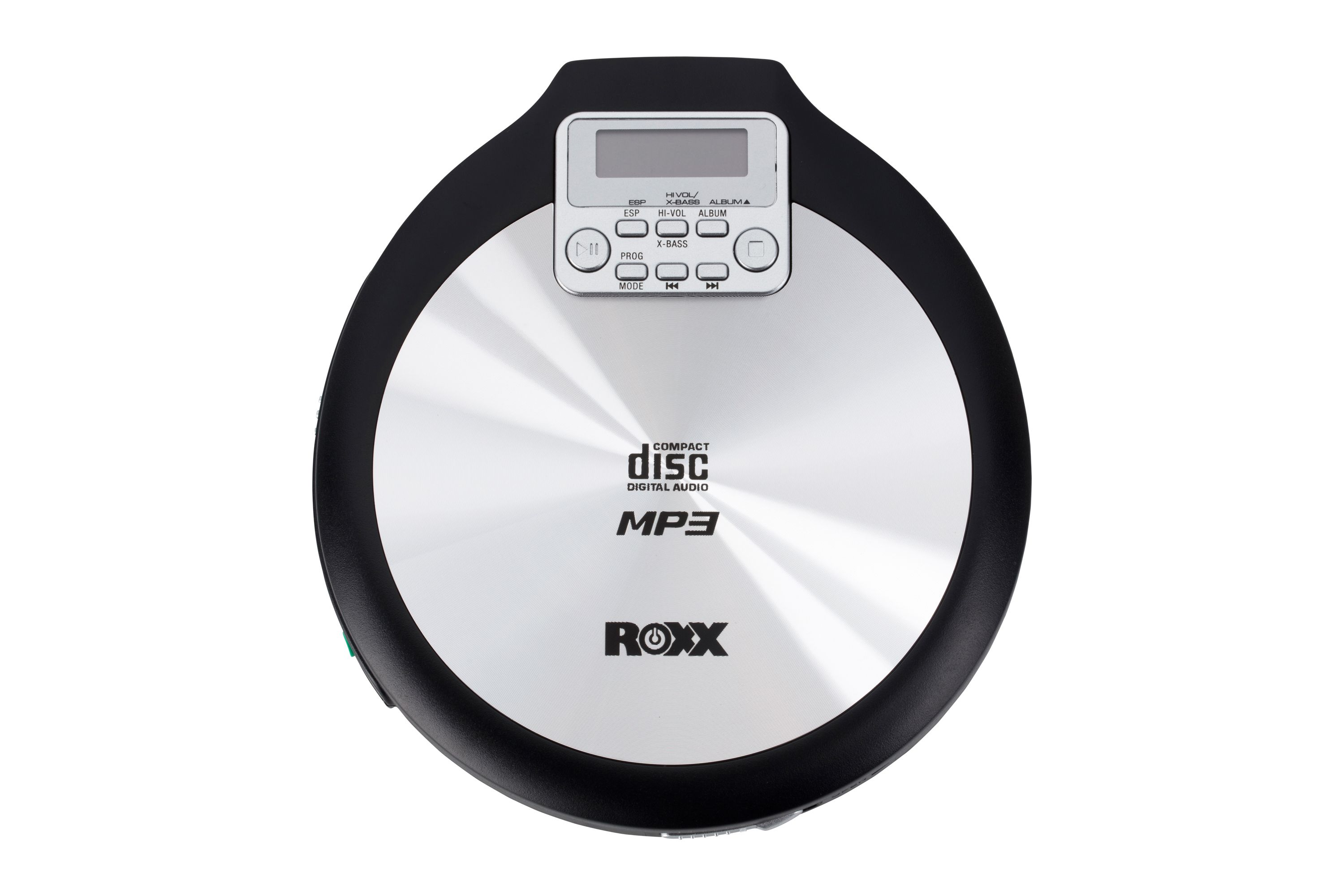 ROXX PCD 600 Tragbarer CD-Player silber