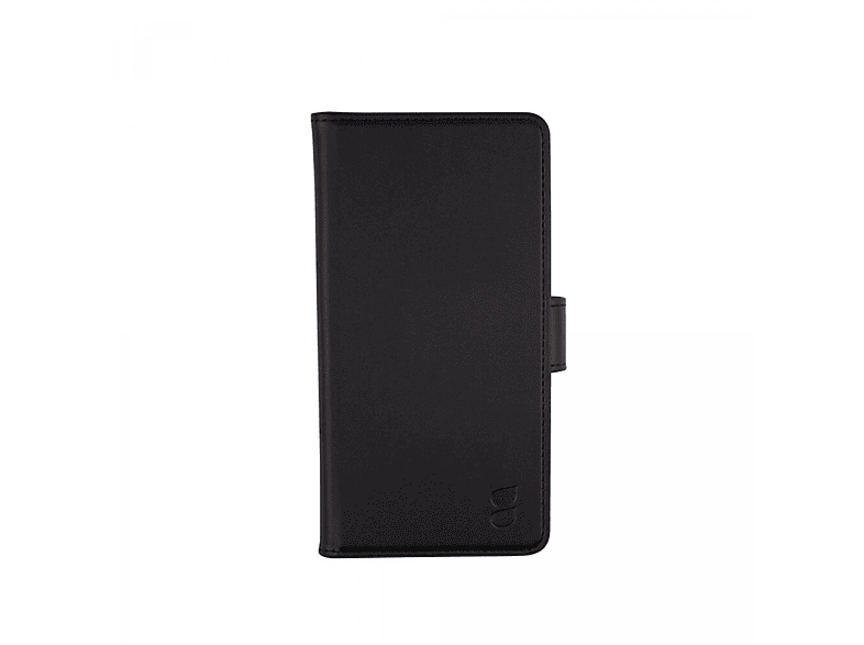 Housse Portefeuille Flip Cover Pour Doro 8040 - Cuir Artificiel, Motif Fleur, Noir