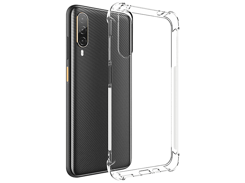 ZXLZKQ Custodia per HTC Desire 22 PRO (6.6) con 2 Pezzi Vetro temperato Pellicola Protettiva, Slim Trasparente Morbido Silicone AntiGraffio TPU Case Cover per HTC Desire 22 PRO - WM85