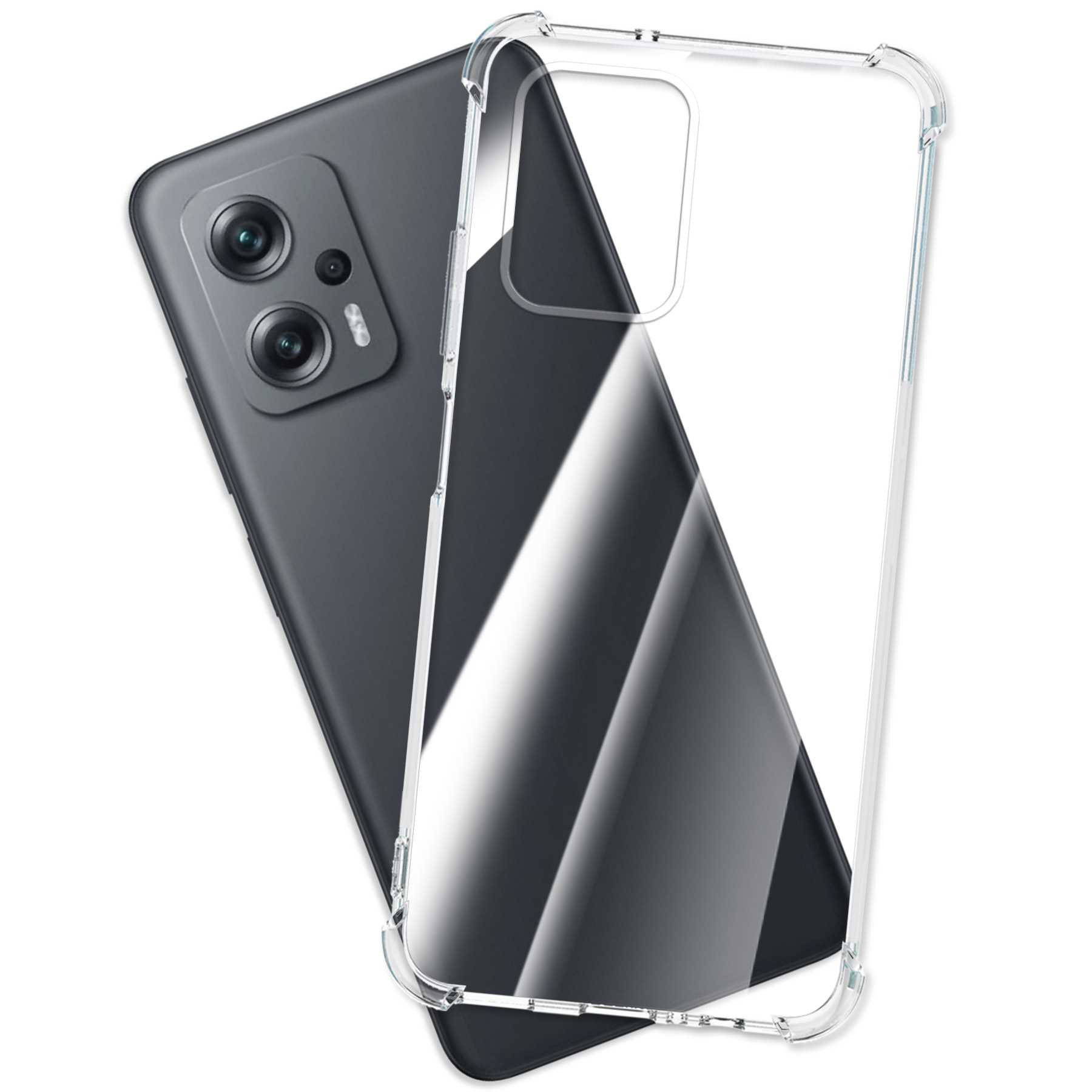 MTB MORE ENERGY Transparent Case, Clear X4 Backcover, 5G, Poco GT Armor Xiaomi