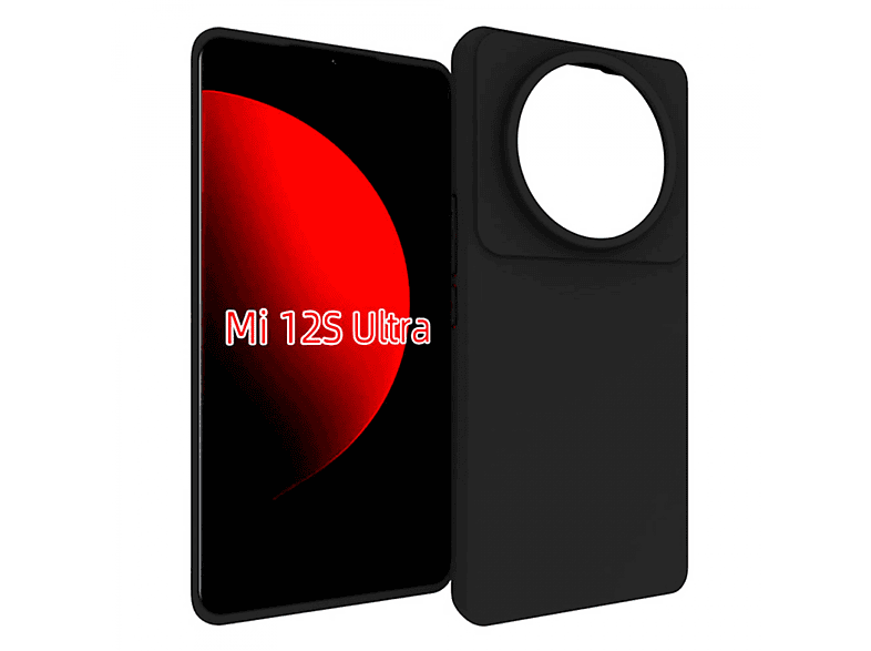 Xiaomi, 12S Ultra, Schwarz Backcover, Matt, CASEONLINE