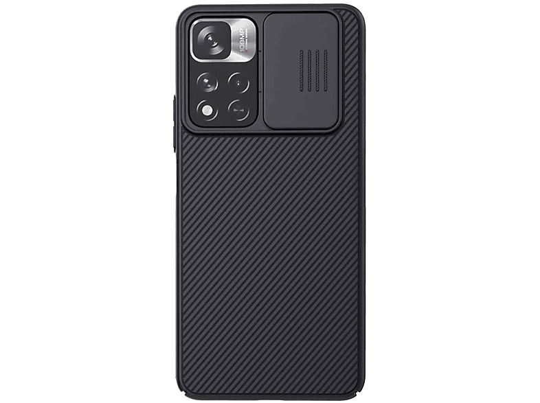 NILLKIN Schutzhülle mit Kameraschutz, Backcover, Xiaomi, Redmi Note 11 5G, Schwarz | Backcover