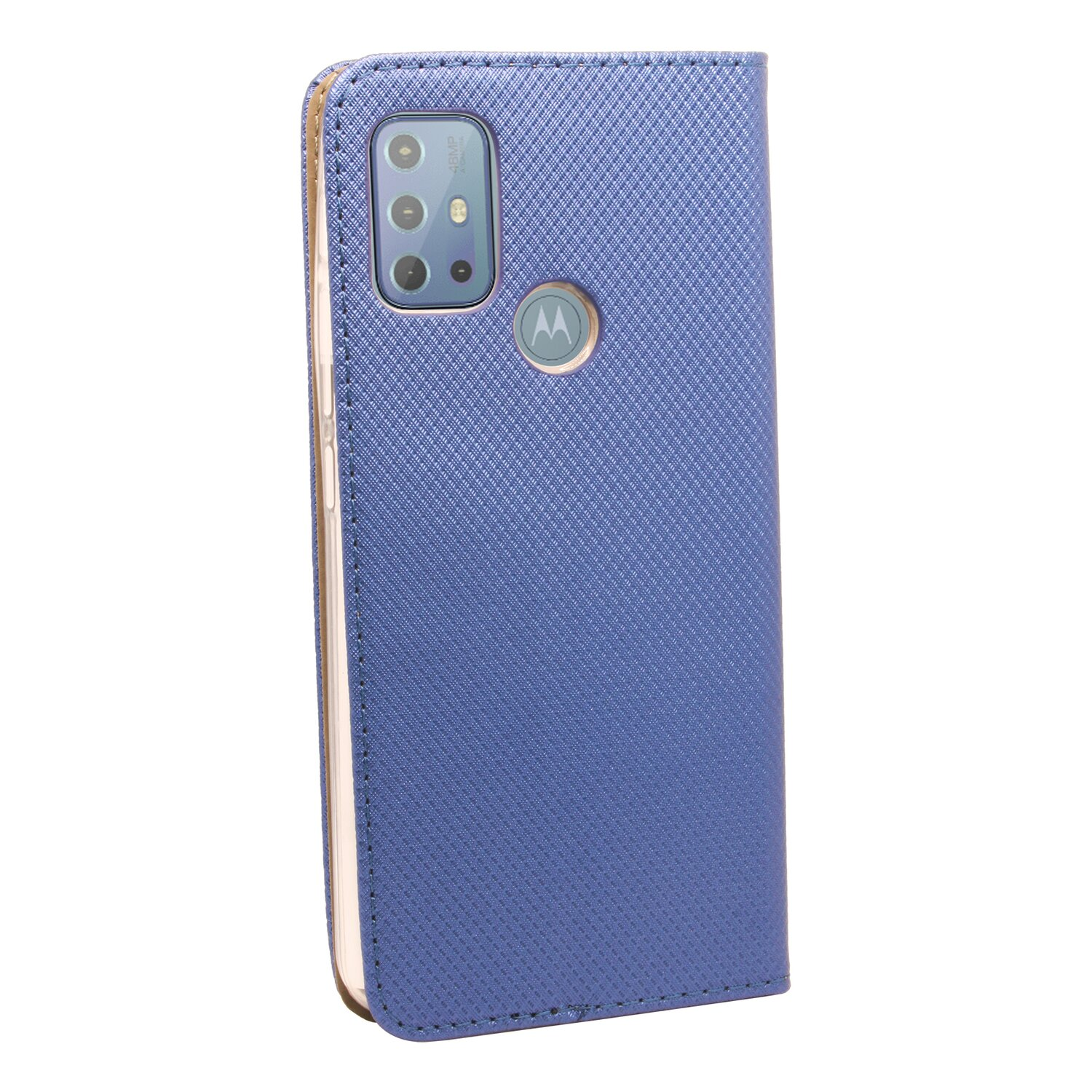 Bookcover, Buch-Tasche, G20, MOTOROLA, Blau MOTO COFI