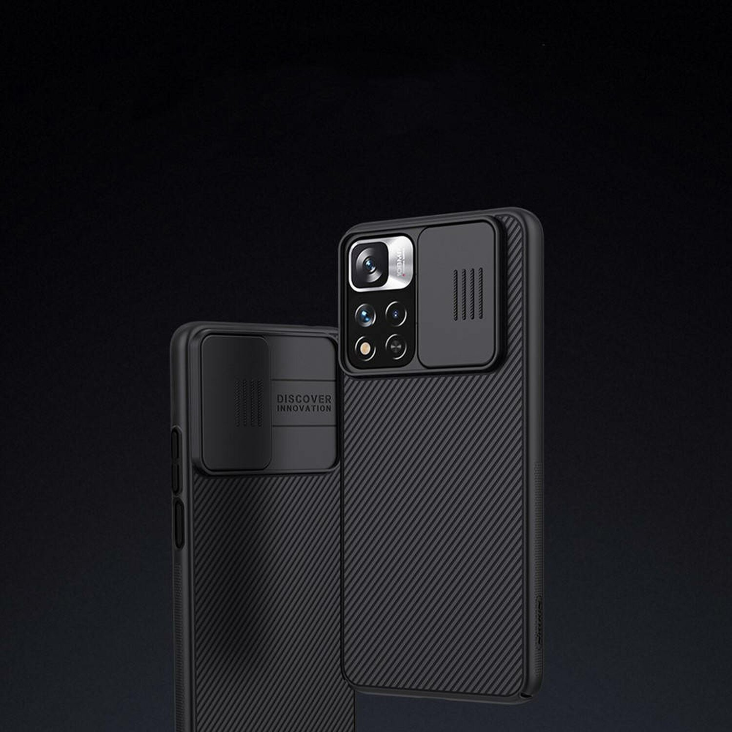 mit Samsung, Backcover, 5G, NILLKIN Galaxy Kameraschutz, Schutzhülle A53 Schwarz
