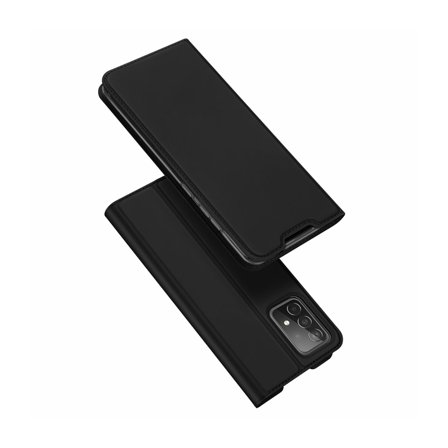 Bookcover, DUCIS DUX Schwarz Galaxy A03, Buch Tasche, Samsung,