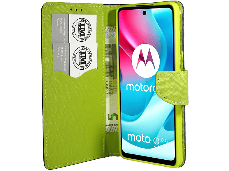 Custodia A Libro Per Motorola Moto G60s Cover Flip Cover