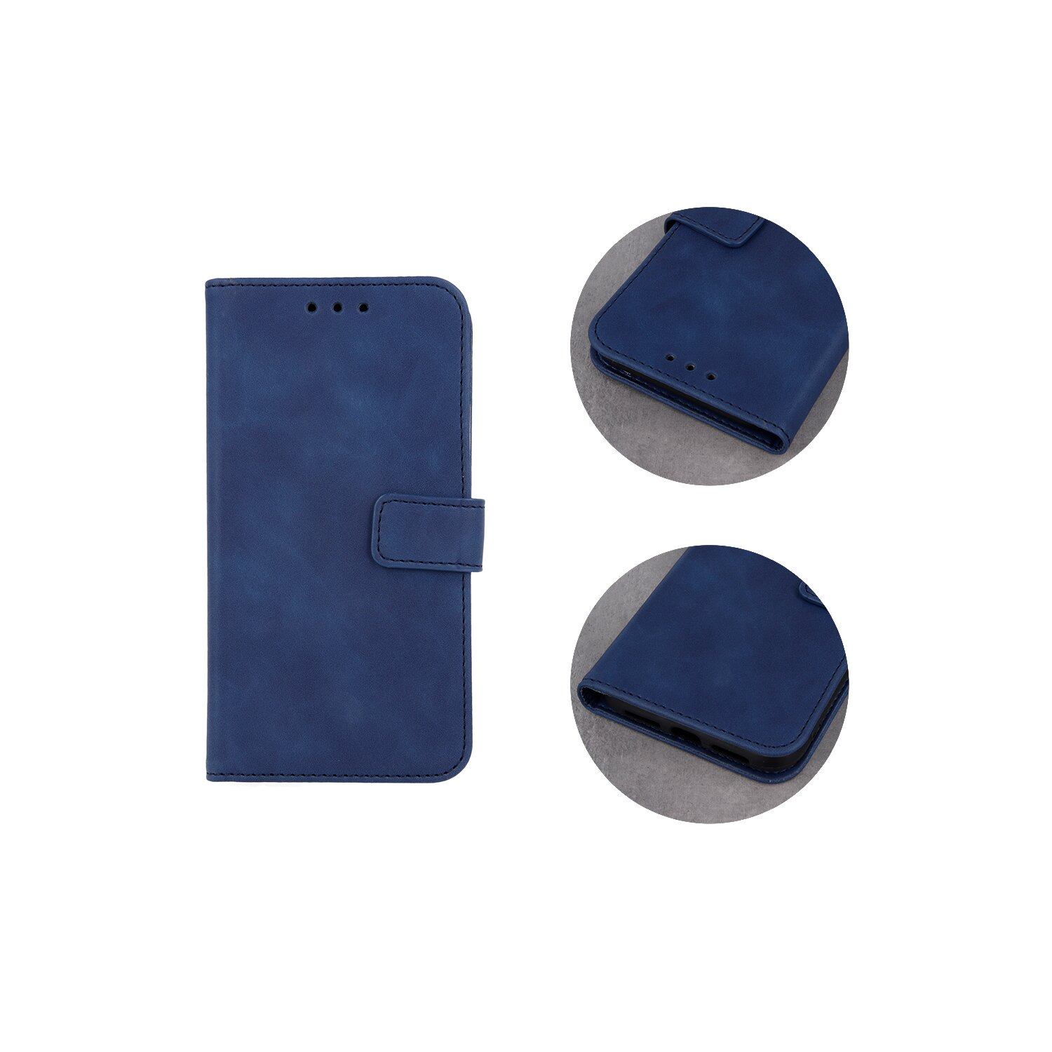 Smart 11, COFI iPhone Blau Apple, Velvet, Bookcover,