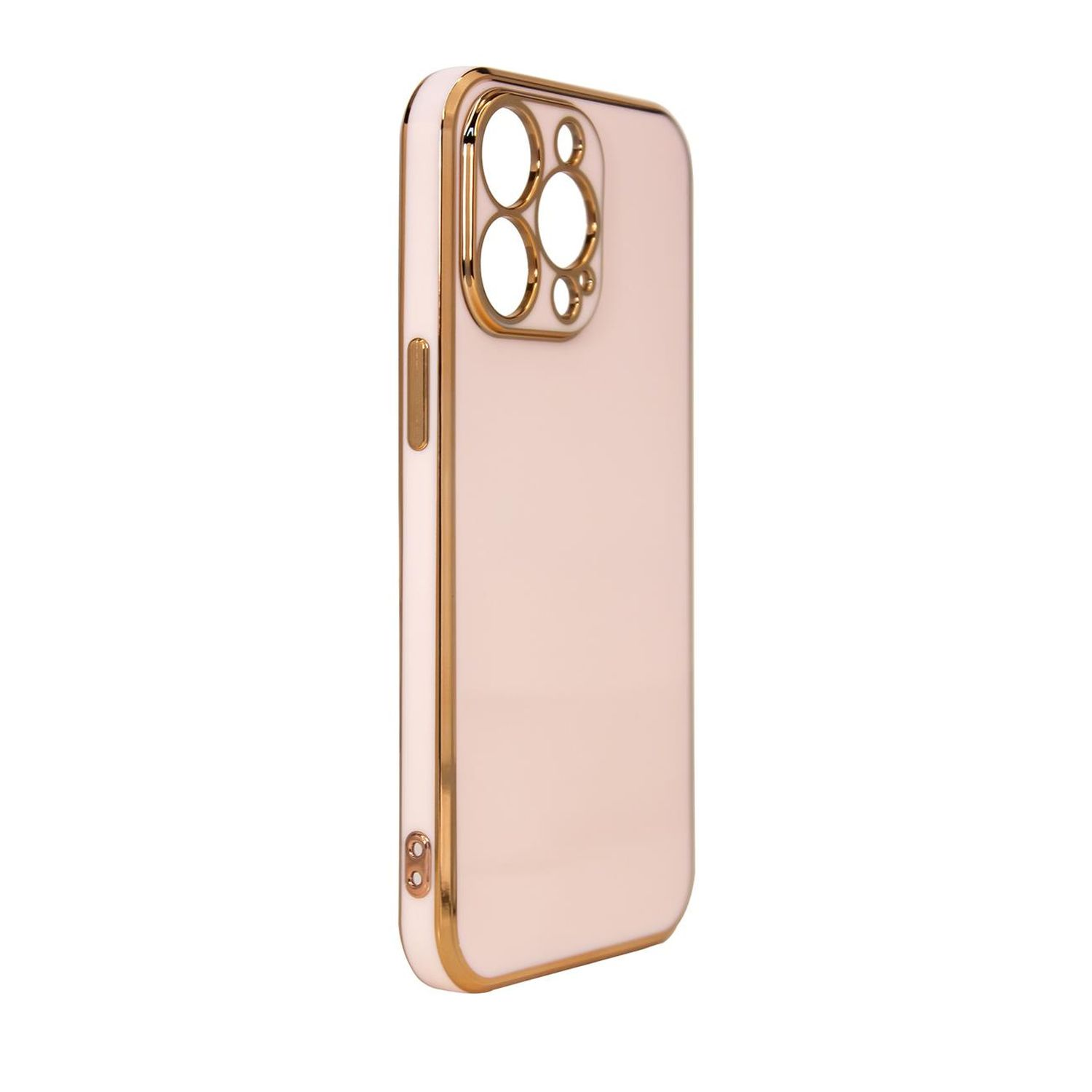 Pink-Gold iPhone Case, Lighting 13, Backcover, Color Apple, COFI